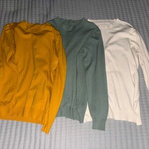 Set of Three Sweaters
